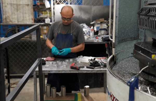 Rotomold values man working